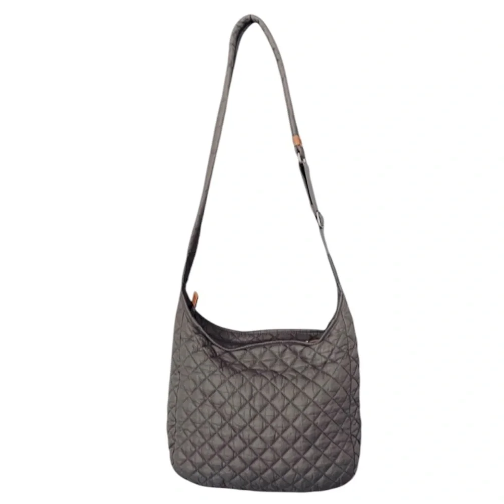 MZ Wallace Quilted Crossbody Bag in Taupe - Picture 3 of 16